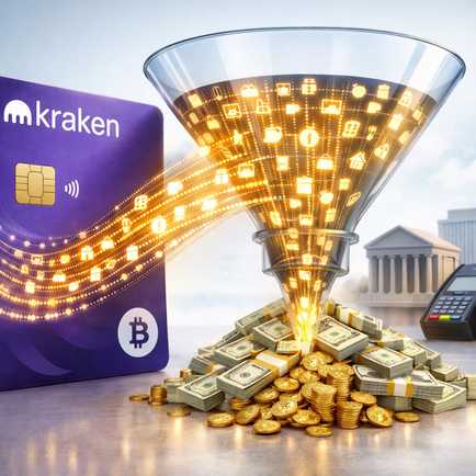 Kraken's US debit card is not about crypto. It's about owning the spending data — Insights from Frederic Yves Michel NOEL