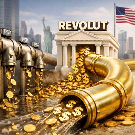 Frederic Yves Michel NOEL: Revolut's US bank license is not about consumers. It's about PSP margins.