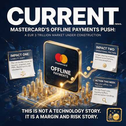 Mastercard to Enable Offline Payments Across Europe — Insights from Frederic Yves Michel NOEL