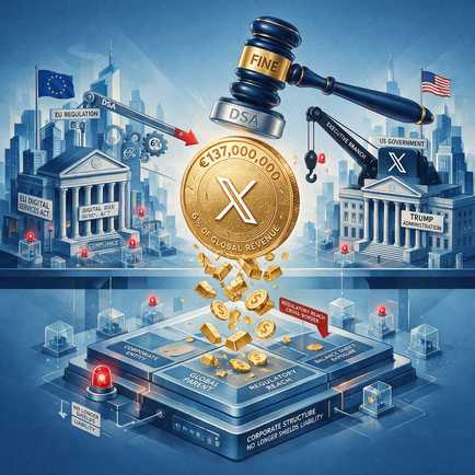 News signal (innovation): The Trump Administration Is Trying to Get Musk and X out of a $137 Million EU Fine — Insights from Frederic Yves Michel NOEL